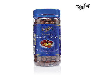 DAIRY FINE CHOCOLATE COATED NUTS 560G/580G