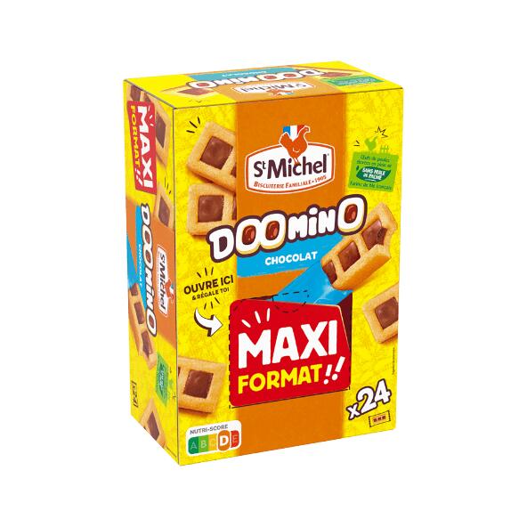 ST MICHEL(R) 				Biscuits au chocolat Doomino
