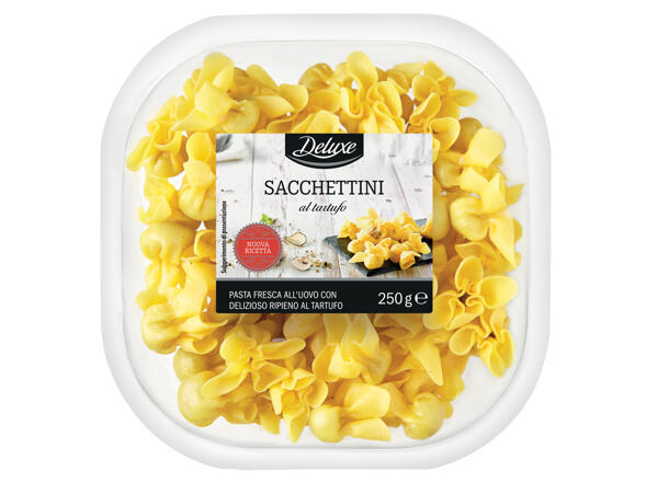 Tortelloni with fontina and spinach or truffle sachets