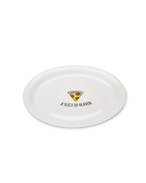 Decal Pizza Plate 4-Plate