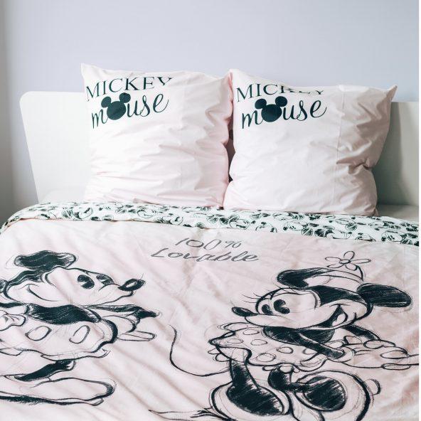 Housse d'édredon Mickey & Minnie, 2 pers.