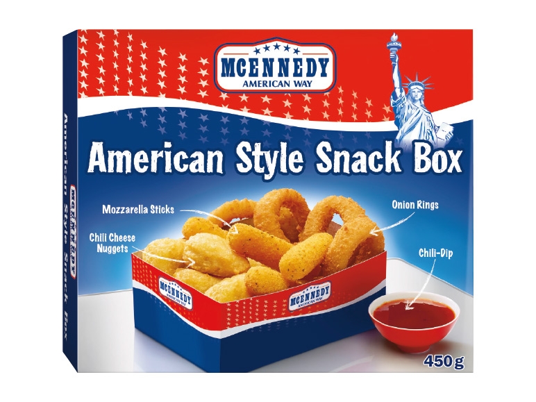 MCENNEDY American Style Snack Box