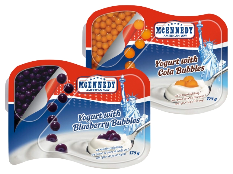 MCENNEDY 2-Kammern Joghurt mit Bubbles