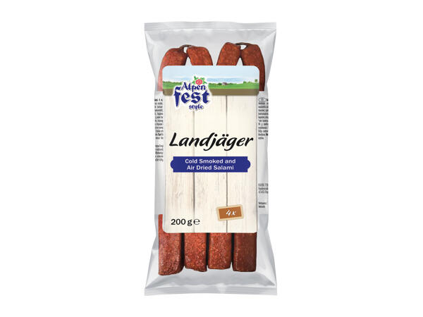 Alpen Fest Landjäger Cold Smoked & Air-Dried Salami