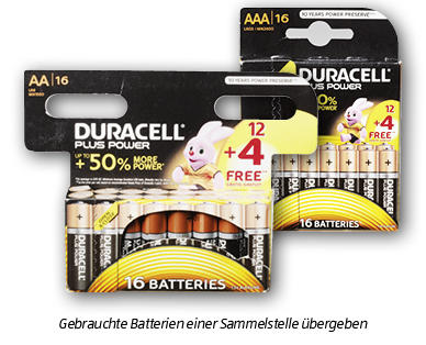 Batterie Plus Power DURACELL(R)