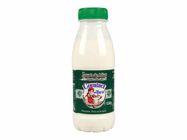 Iaurt de băut din lapte de capră