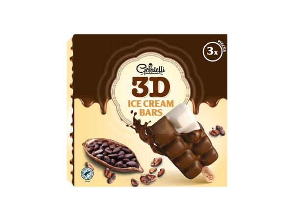 Înghețată 3D pe băț, cu ciocolată