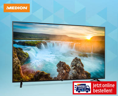 MEDION Ultra HD Smart-TV 189,3 cm (75") MEDION(R) LIFE(R) X18175
