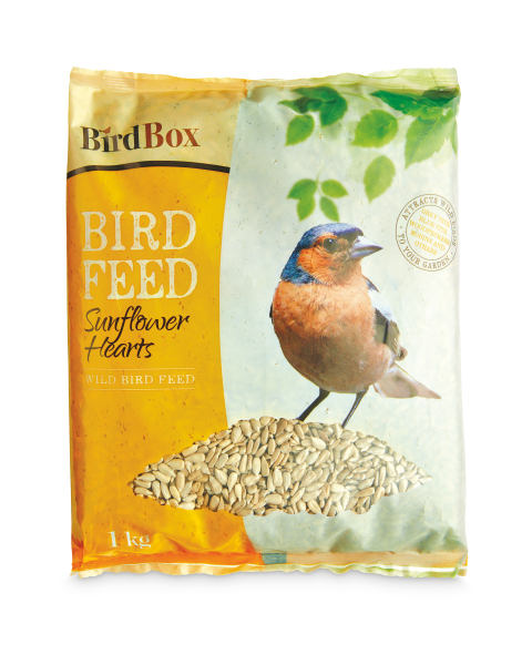 Bird Box Sunflower Hearts 1Kg