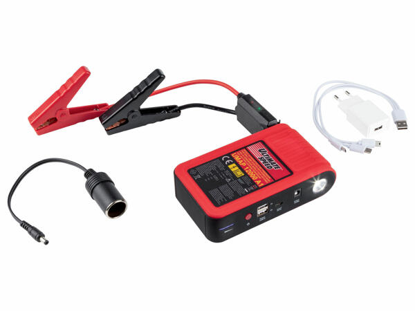 Portable Jump Starter With Power Bank, 2-in-1
