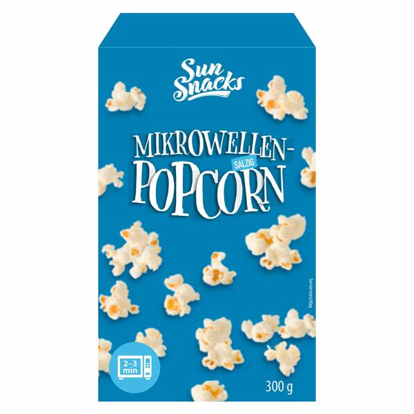 Sun Snacks Mikrowellen-Popcorn 300 g*
