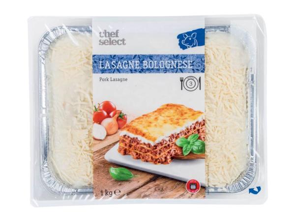 - - — archive Lasagne Suomi Specials Lidl Chef Select Bolognese