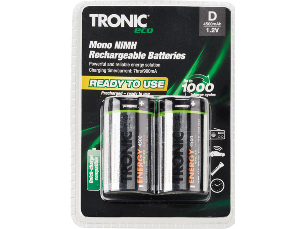 TRONIC Rechargeable Battery Assortment
