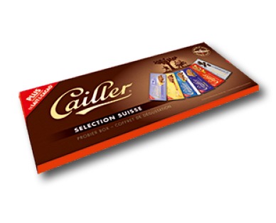 Confezione per degustazione di tavolette di cioccolato CAILLER(R)