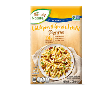 Simply Nature Red Lentil Rotini or Chickpea Green Lentil Penne