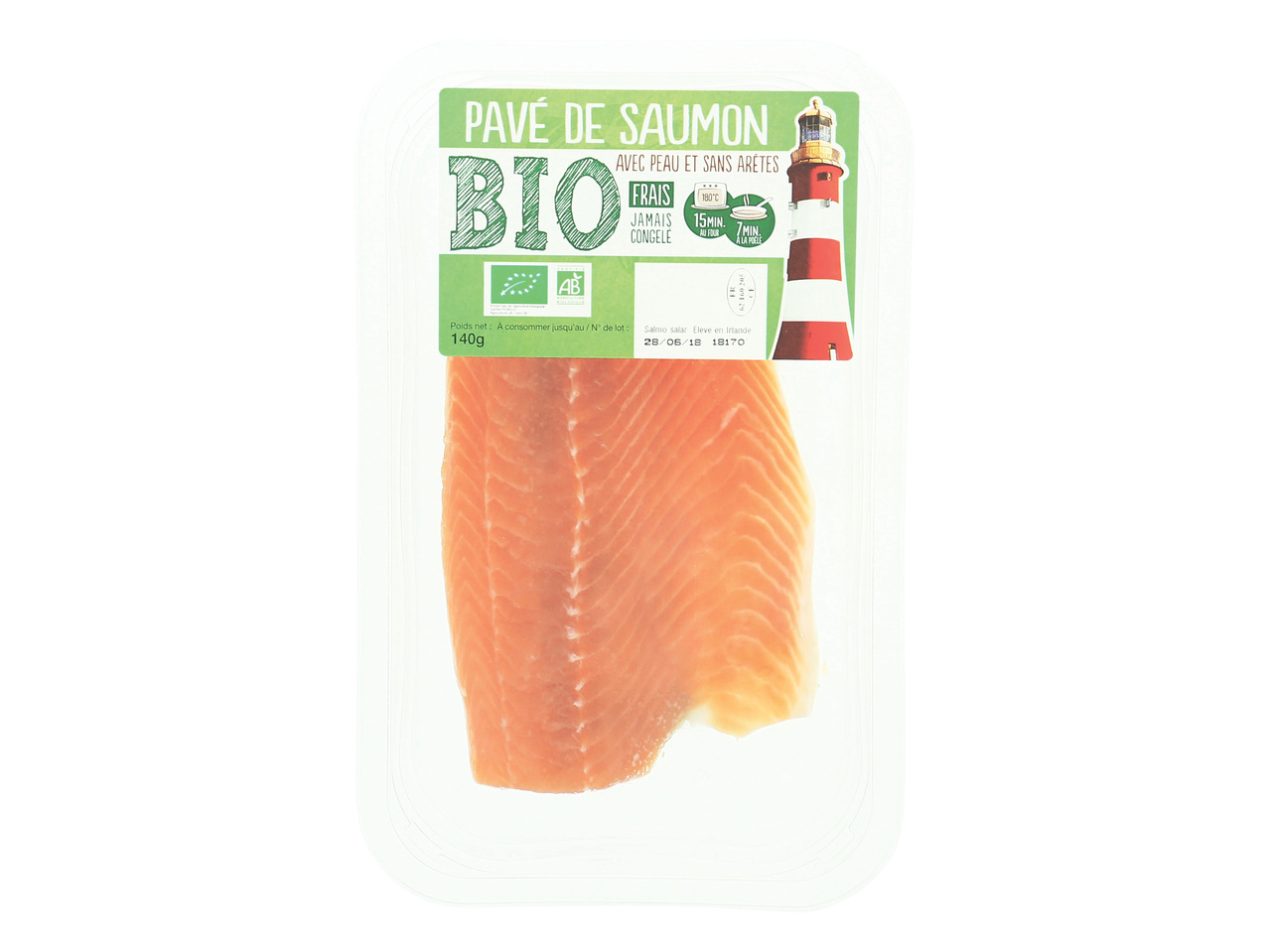 Pavé de saumon Bio 1