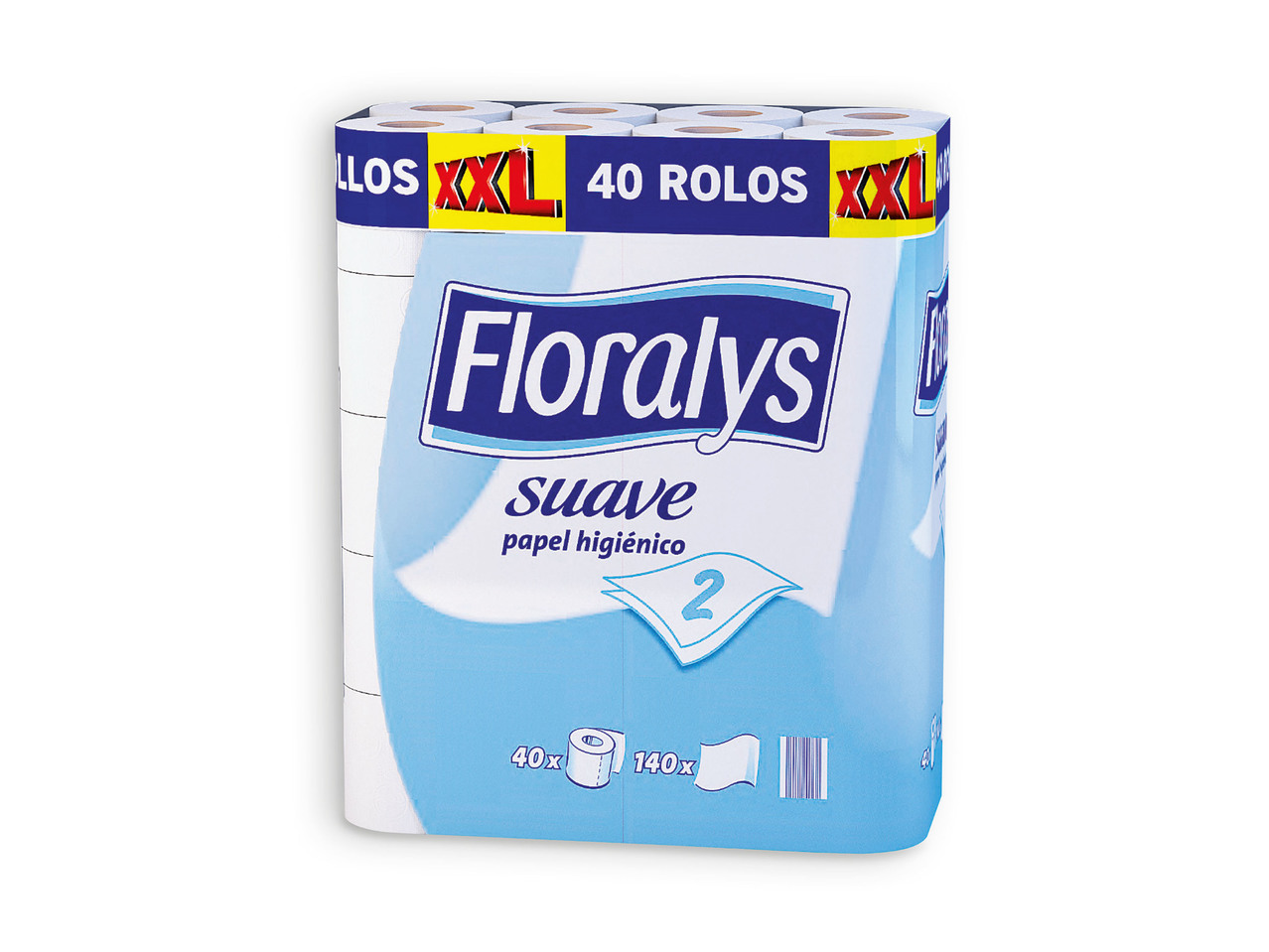 FLORALYS(R) Papel Higiénico 2 Folhas