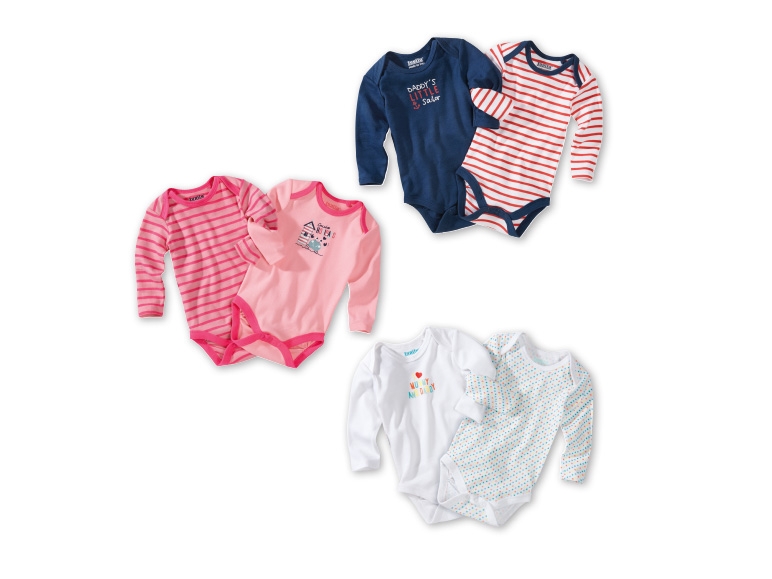 Lupilu Babies' Long-Sleeved Body Suits