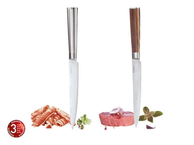 Couteau à viande en acier de damas