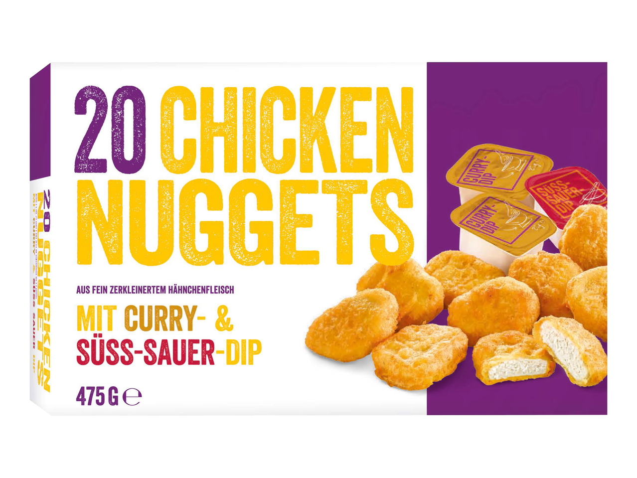 20 Nuggets de poulet XXL