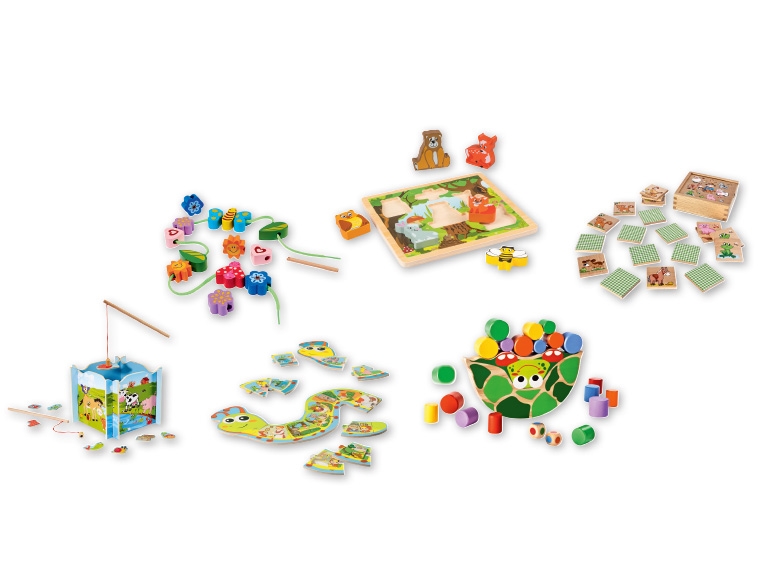 Playtive Junior(R) Assorted Wooden Puzzles