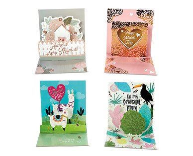 Pembrook Pop Up Mother's Day Cards Assorted Designs