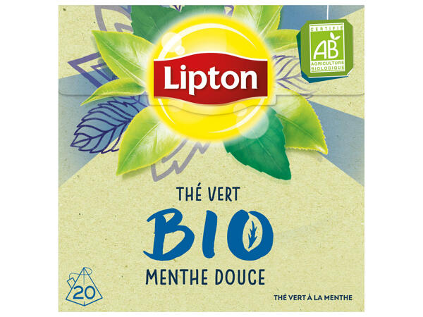 Lipton thé vert menthe Bio