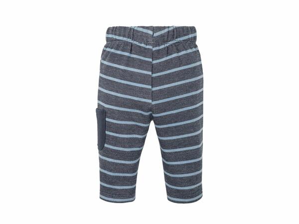 Pantalones azulados de chándal para bebé pack 2