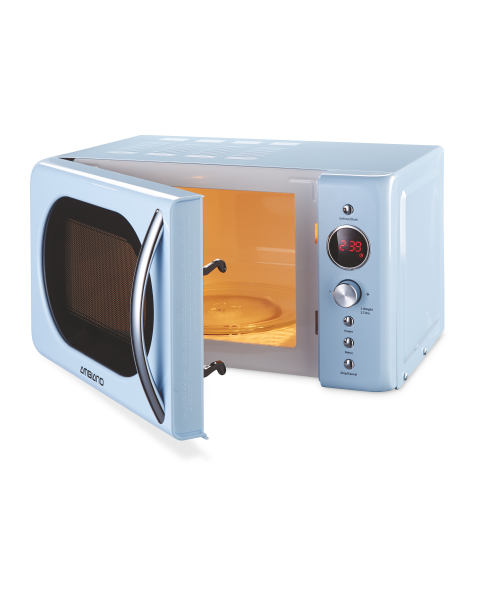 Ambiano Light Blue Retro Microwave