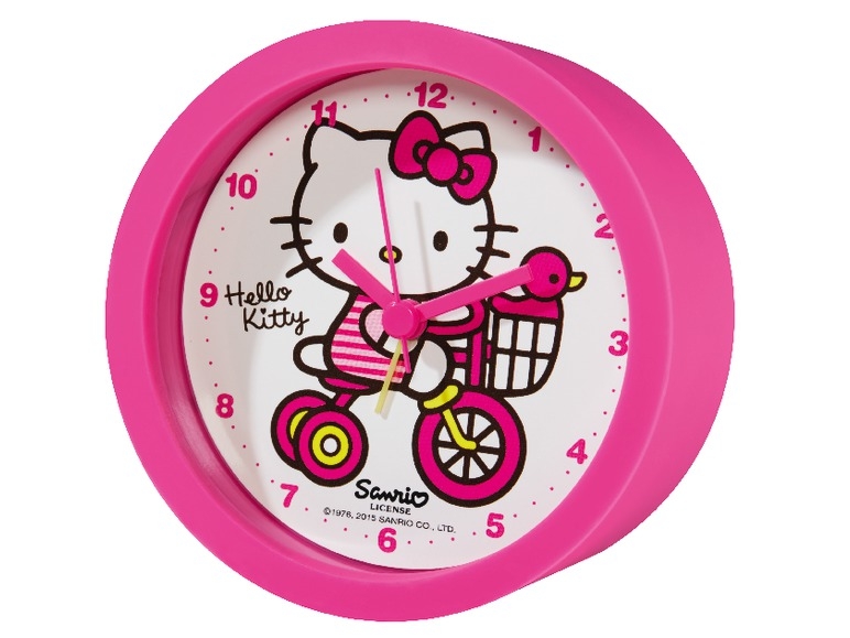Kids' Alarm Clock "Hello Kitty, Spider-Man, Minnie, Cars"