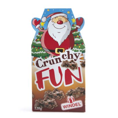 Crunchy kerstchocolade