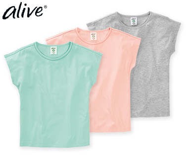 alive(R) Basic-T-Shirts, 3 Stück