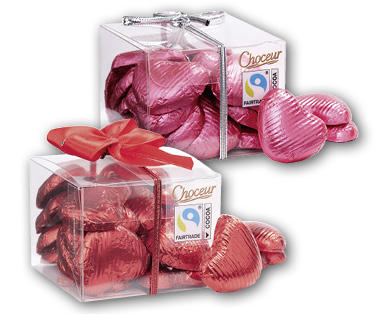 CHOCEUR(R) Cœurs en chocolat dans une boîte cadeau