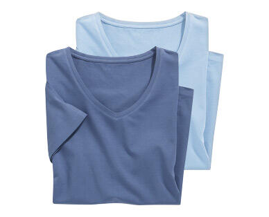 BLUE MOTION 
 T-shirt da donna in cotone BIO, 2 pezzi