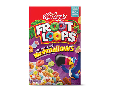 Kellogg's Froot Loops or Apple Jacks with Marshmallows - Aldi — USA ...
