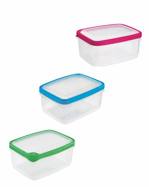 2L Rectangle Seal Tight Containers