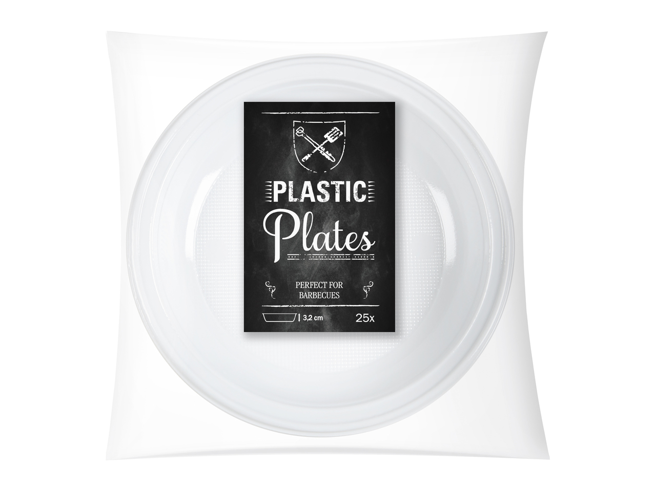 Assiettes creuses en plastique