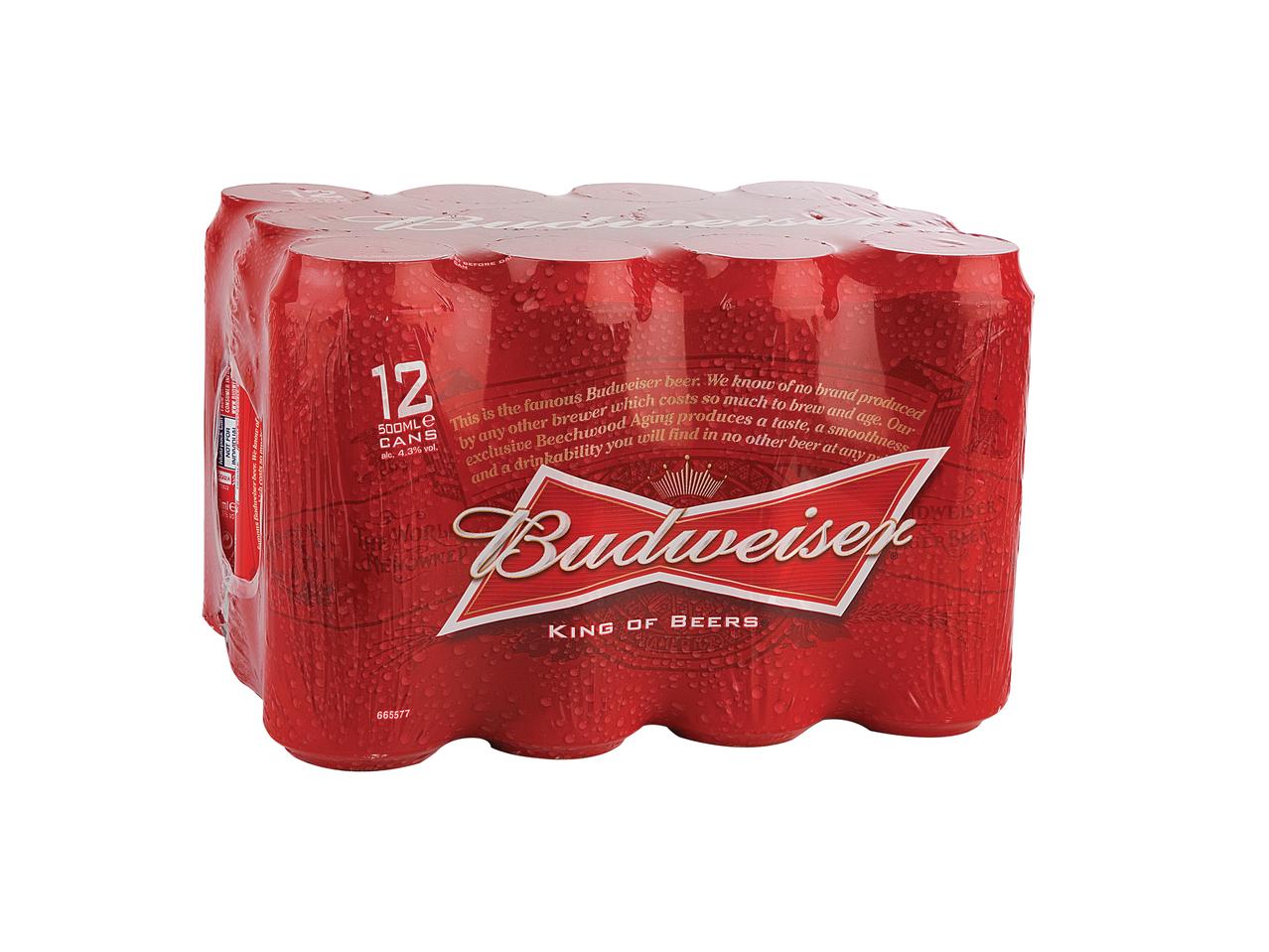 BUDWEISER R Lager Lidl Ireland Specials Archive