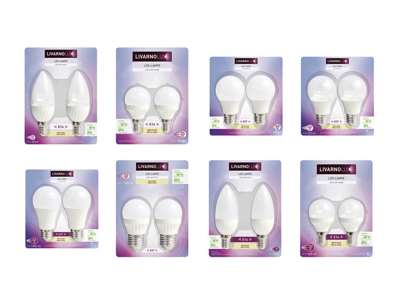 LIVARNO LUX LED Light Bulbs