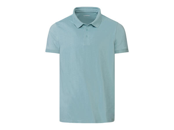Men's Linen-Blend Polo Shirt