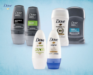 DOVE Deo Roll-On/Stick