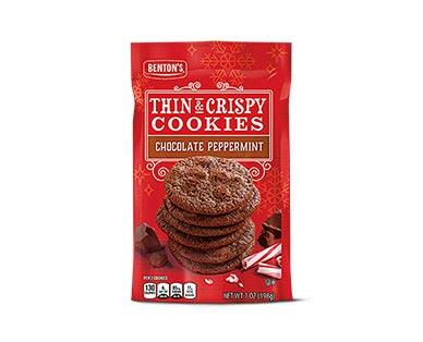 Benton's 
 Thin & Crispy Cookies Chocolate Peppermint or Ginger