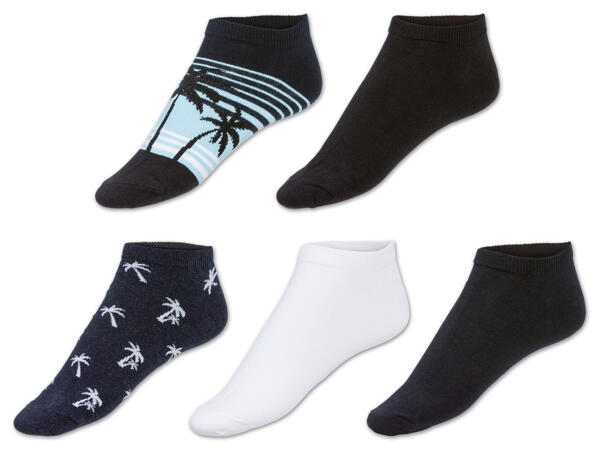 Herren Sneaker-Socken, 5 Paar