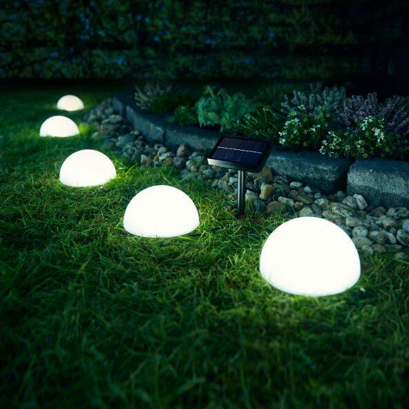 LIGHT ZONE(R) 				Lampe LED de jardin, 5 pcs