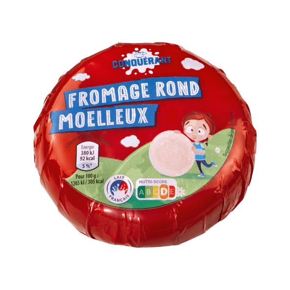 CONQUÉRANT(R) 				Fromage rond moelleux