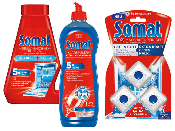 Somat Klarspüler, Maschinenpfleger oder Maschinenreiniger Tabs