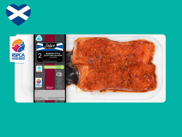 Deluxe 2 Korean-Style Scottish Salmon Fillets