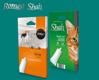 ROMEO/SHAH Spot On für Hunde und Katzen