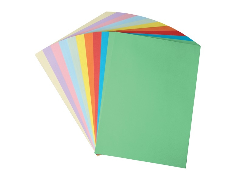 Mix hârtie colorată A4, 250 de coli