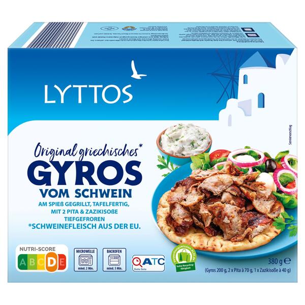 LYTTOS Gyros mit Pita 380 g